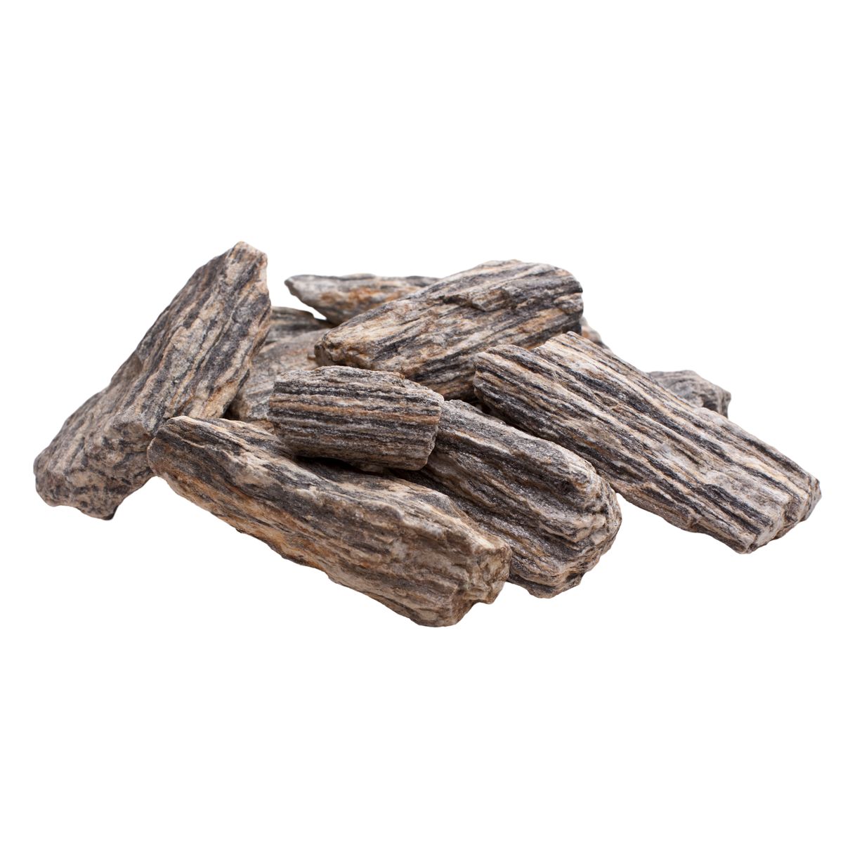 Naterial Łupek Kora kamienna 32mm 20kg szary