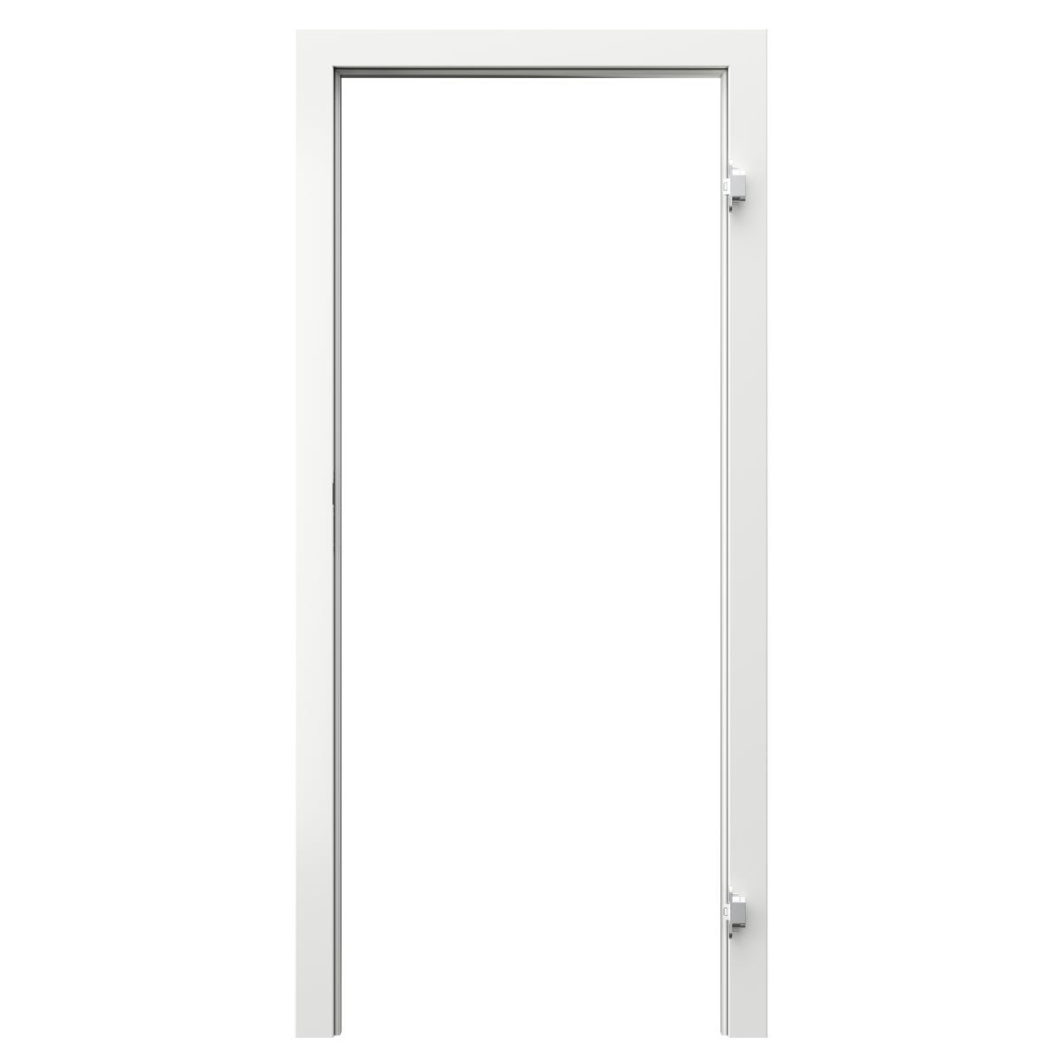 Ościeżnica regulowana kompletna bezprzylgowa Porta Hydro biała 80 prawa zakres 135-175 mm