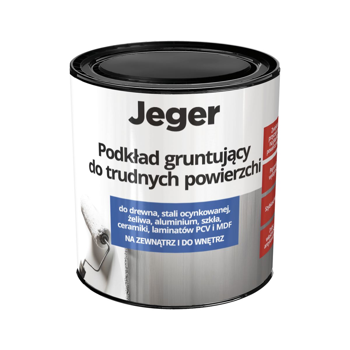 Podkład gruntujący do trudnych powierzchni 0.5 l Jeger