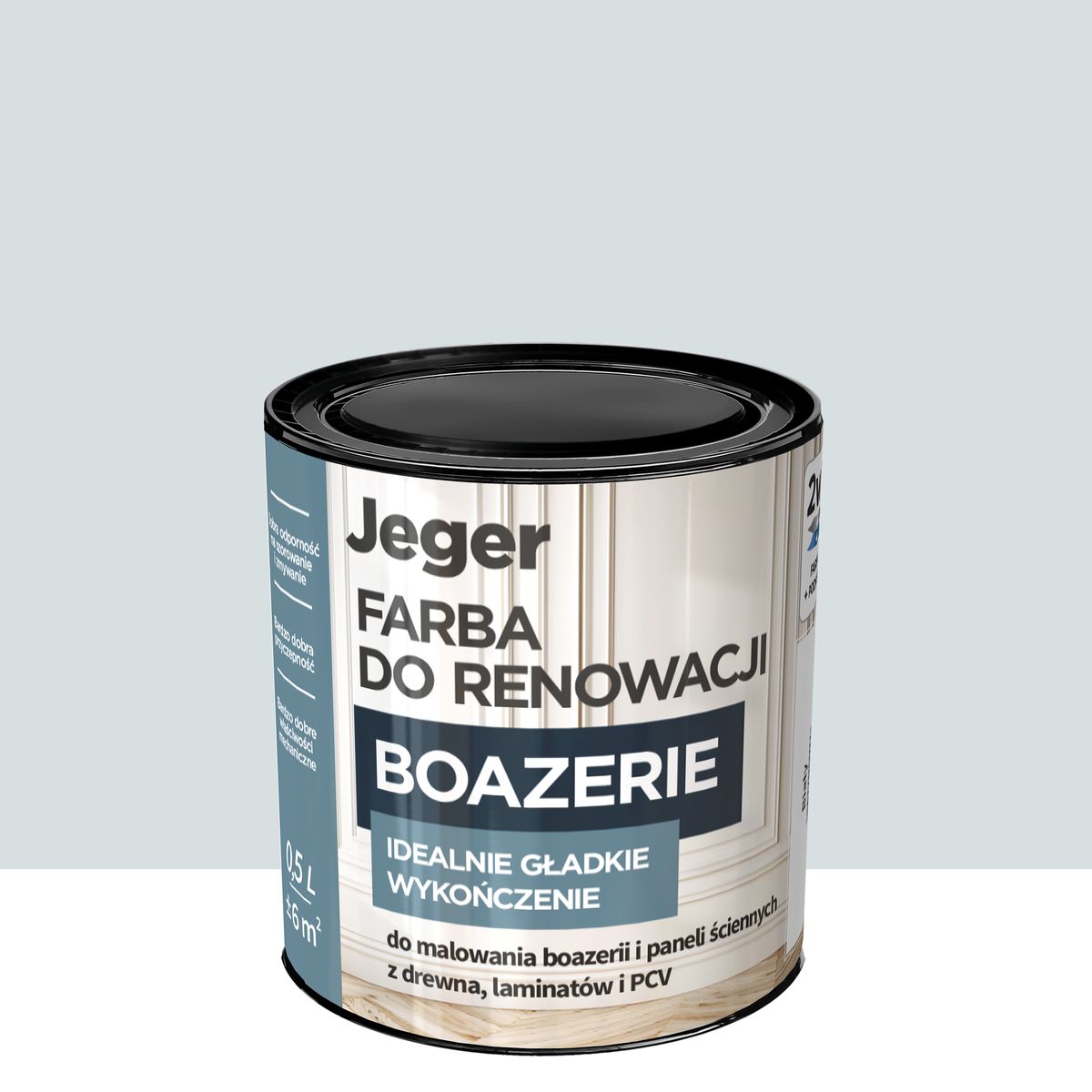 Farba do renowacji boazerii Porcelanowy 0.5 l Jeger