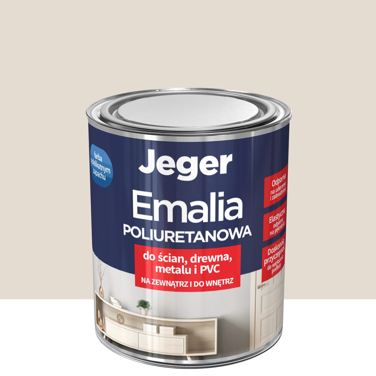 Emalia poliuretanowa Premium Trench półmat 0.5 l Jeger