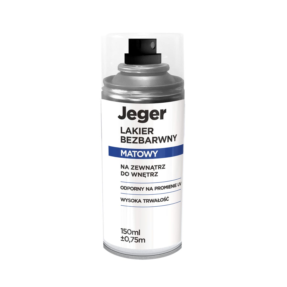 Farba dekoracyjna w sprayu bezbarwny mat 150 ml Jeger