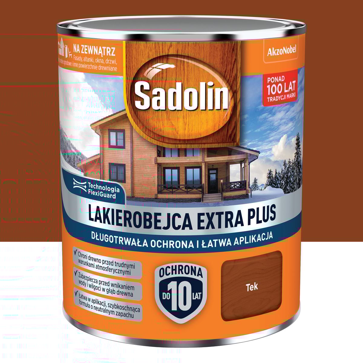 Lakierobejca Extra Plus Tek 0.7 l Sadolin