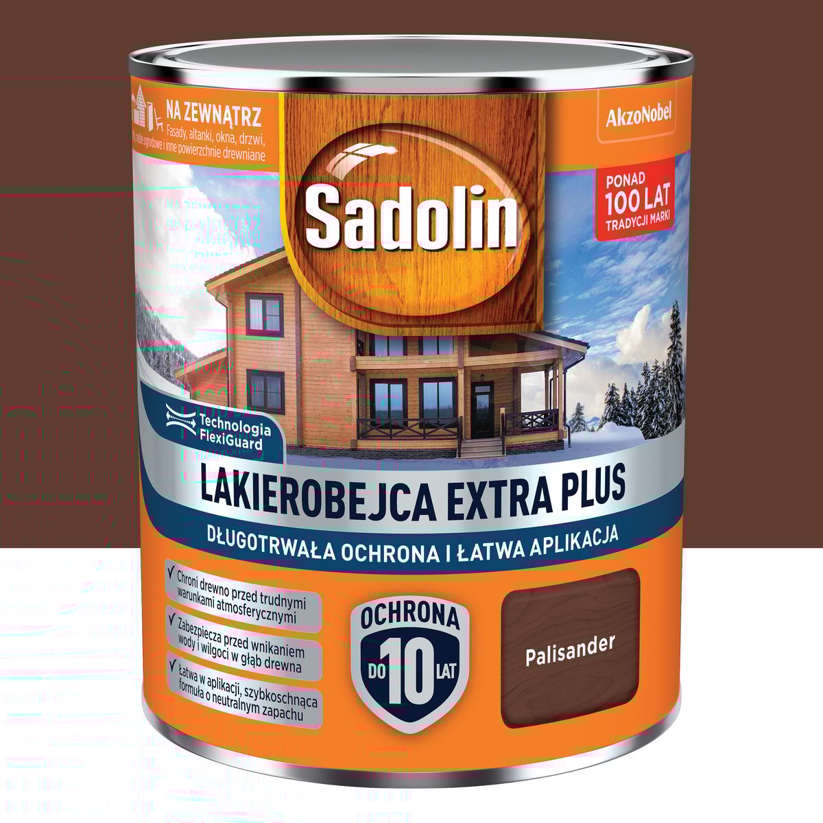 Lakierobejca Extra Plus Palisander 0.7 l Sadolin