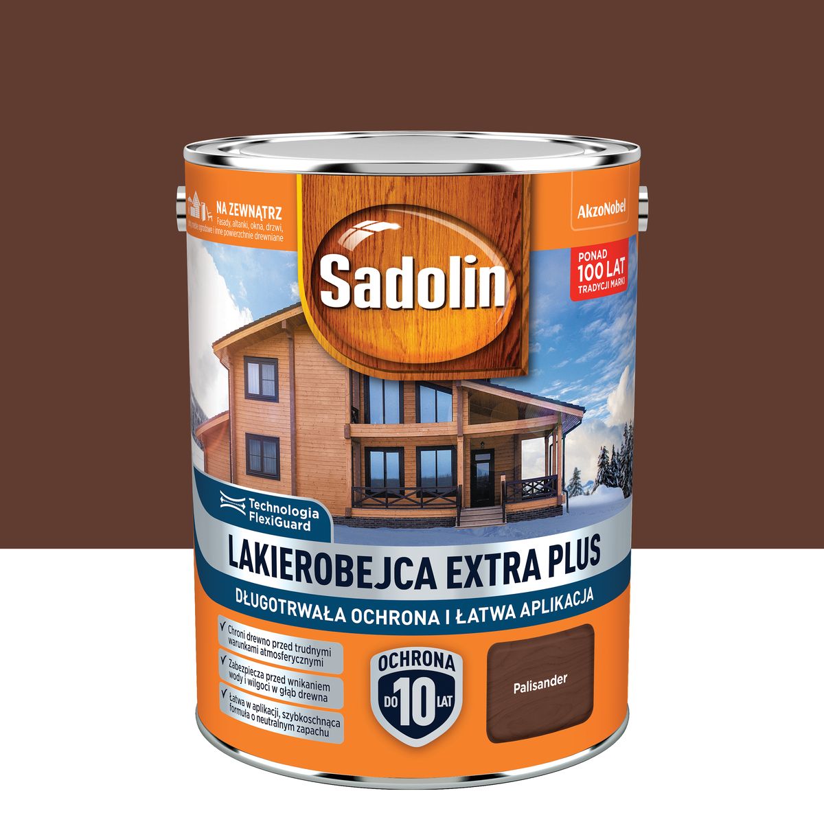 Lakierobejca Extra Plus Palisander 4.5 l Sadolin