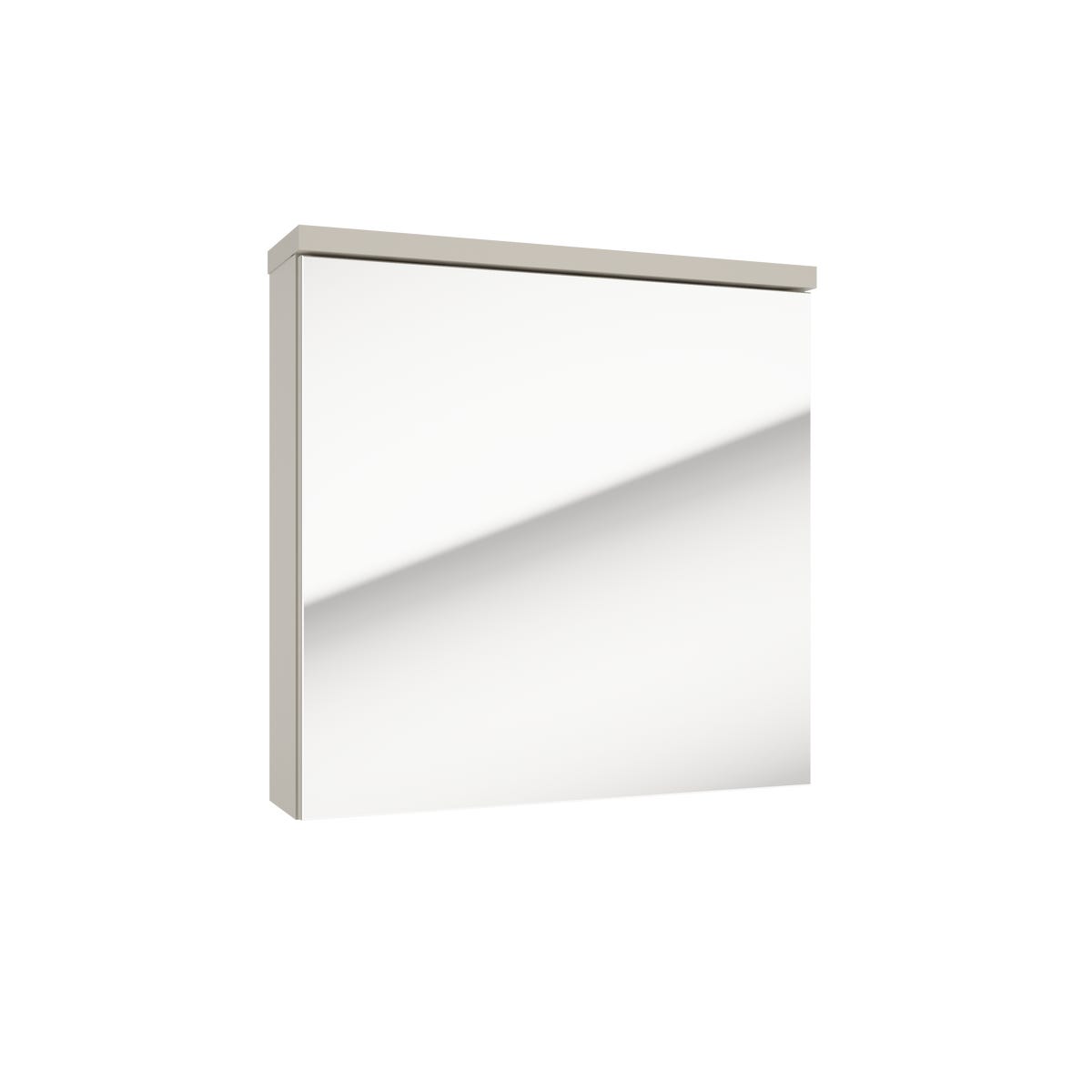 Szafka łazienkowa wisząca z lustrem 60.4x15x60 cm Stilla kaszmirowy mat