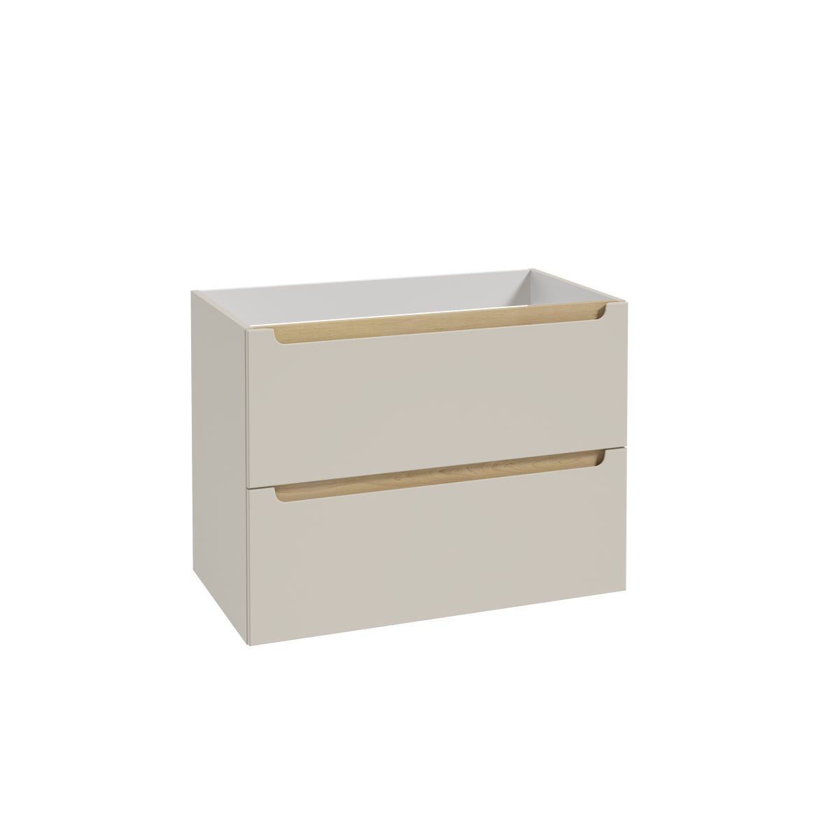 Szafka pod umywalkę wisząca 80x45.1x60 cm Stilla kaszmirowa mat