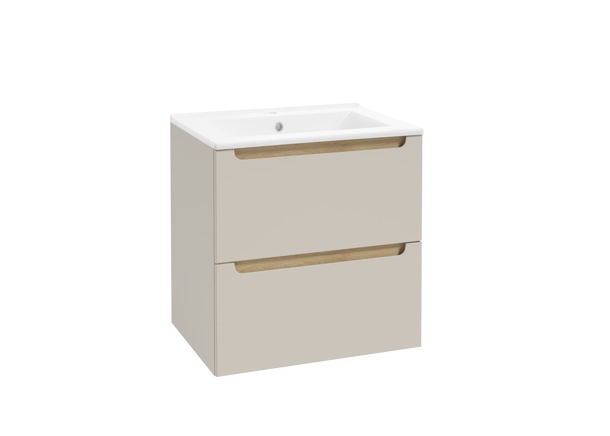 Zestaw szafka z umywalką 61x46 Stilla kaszmirowa mat