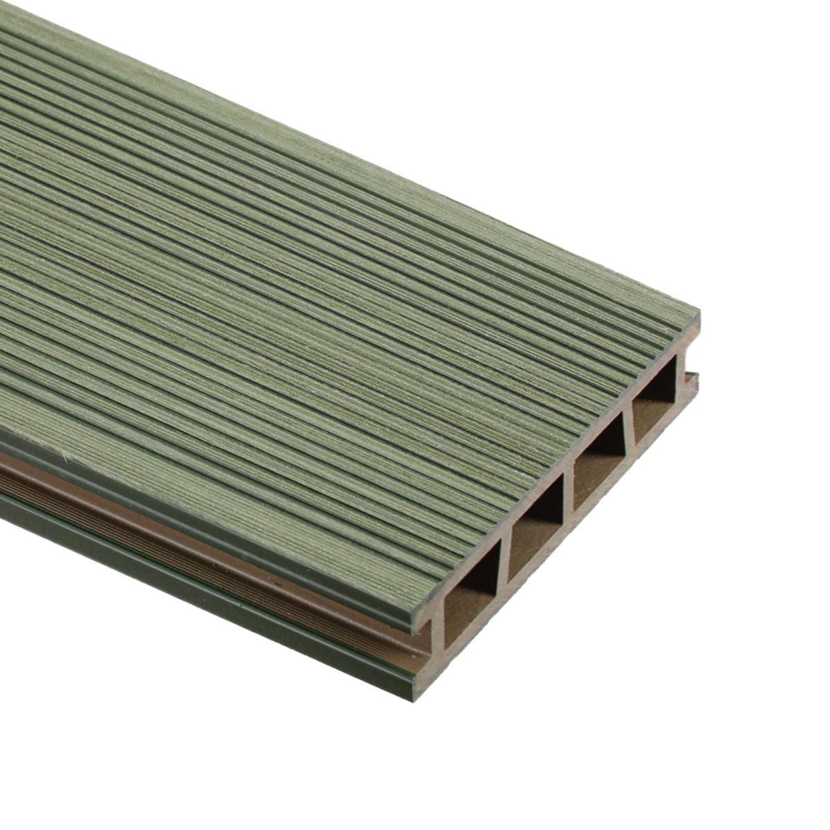 Deska tarasowa kompozytowa 15x400x2.5 cm zielona Bergdeck