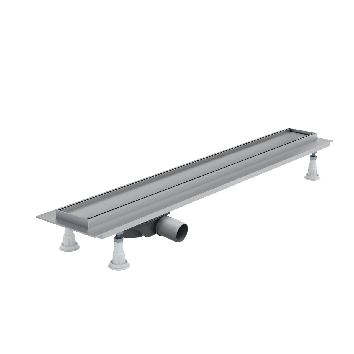 Odpływ liniowy prysznicowy Harmony 832 mm szary chromowany Schedpol