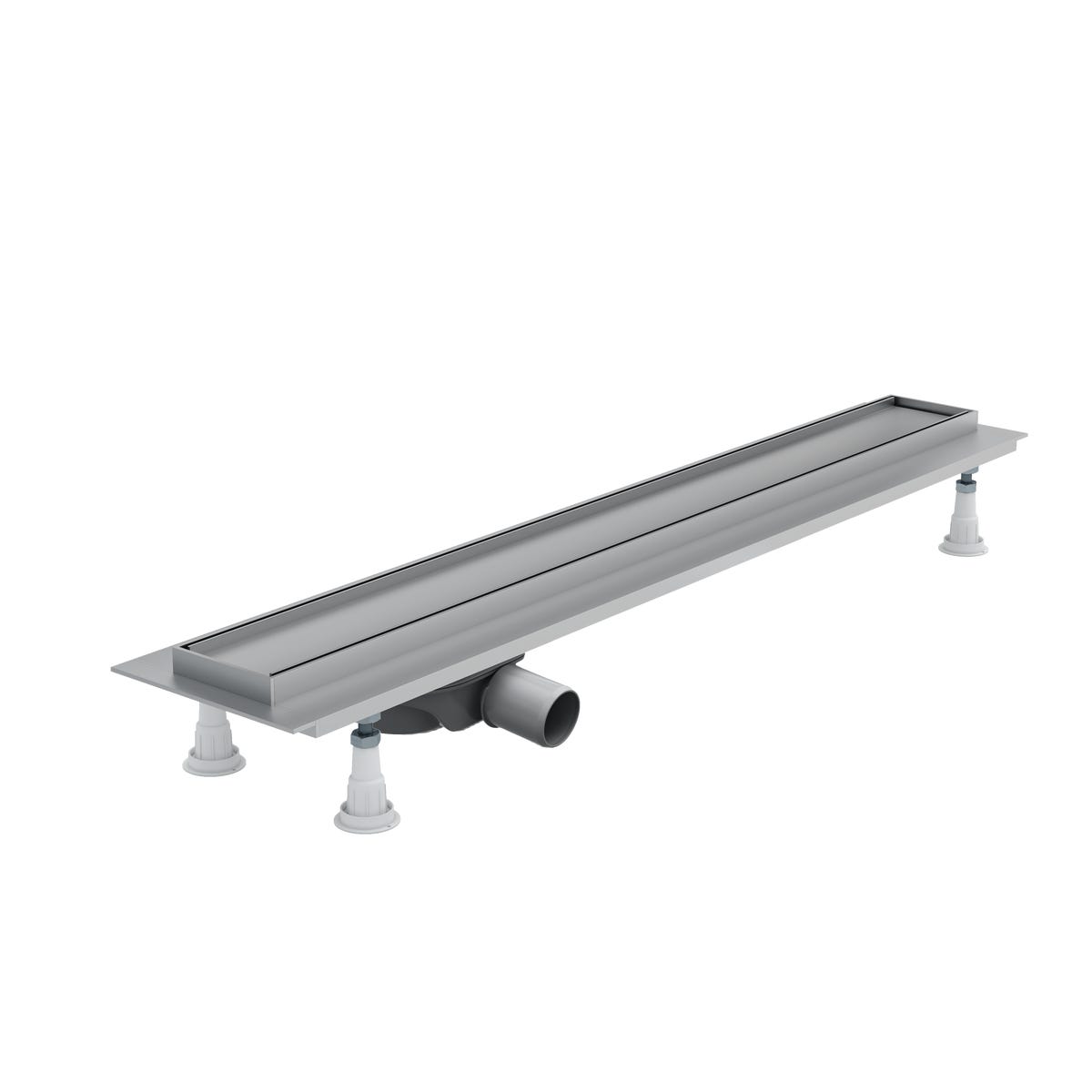 Odpływ liniowy prysznicowy Harmony 932 mm szary chromowany Schedpol