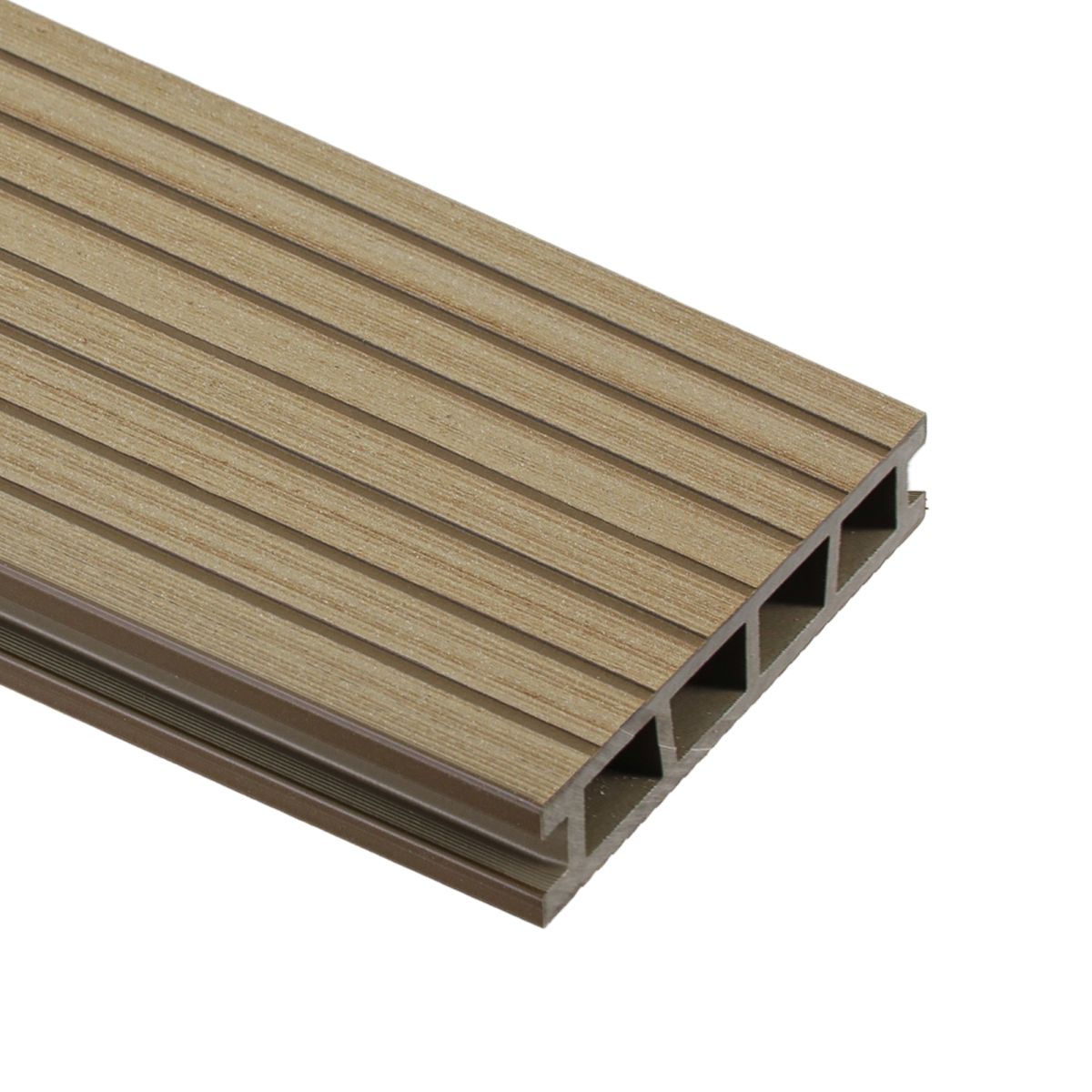 Deska tarasowa kompozytowa 15x400x2.5 cm brązowa Bergdeck