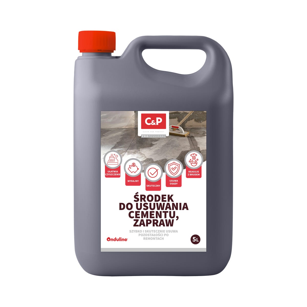 Środek do usuwania cementu z kamienia C&P 5 litrów