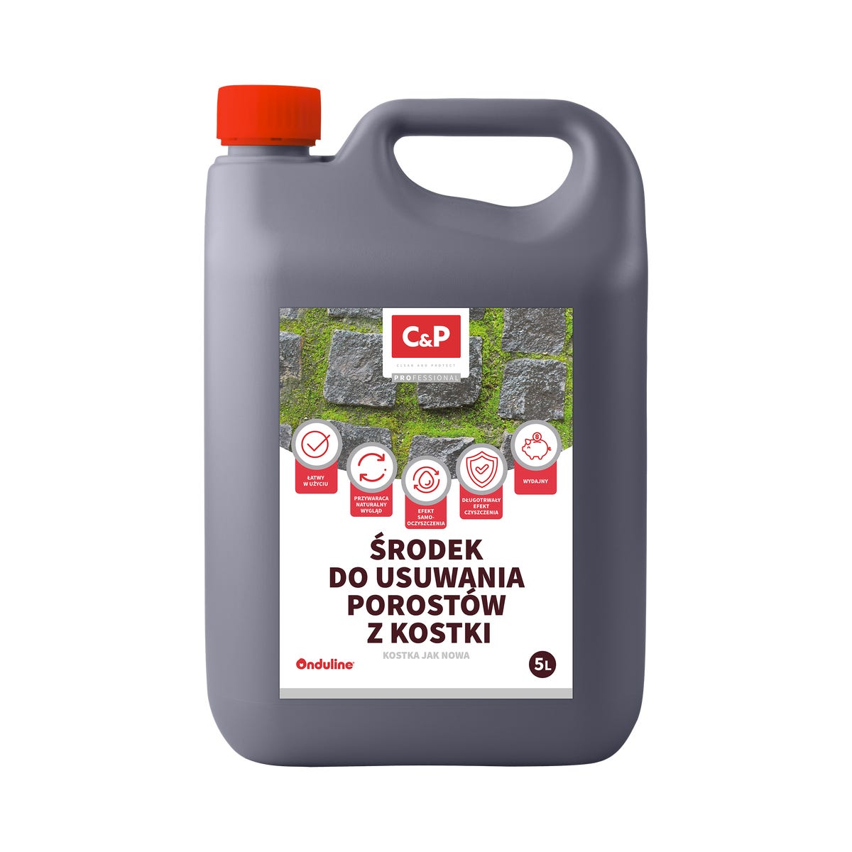Środek do usuwania porostów z kostki brukowej C&P 5 litrów