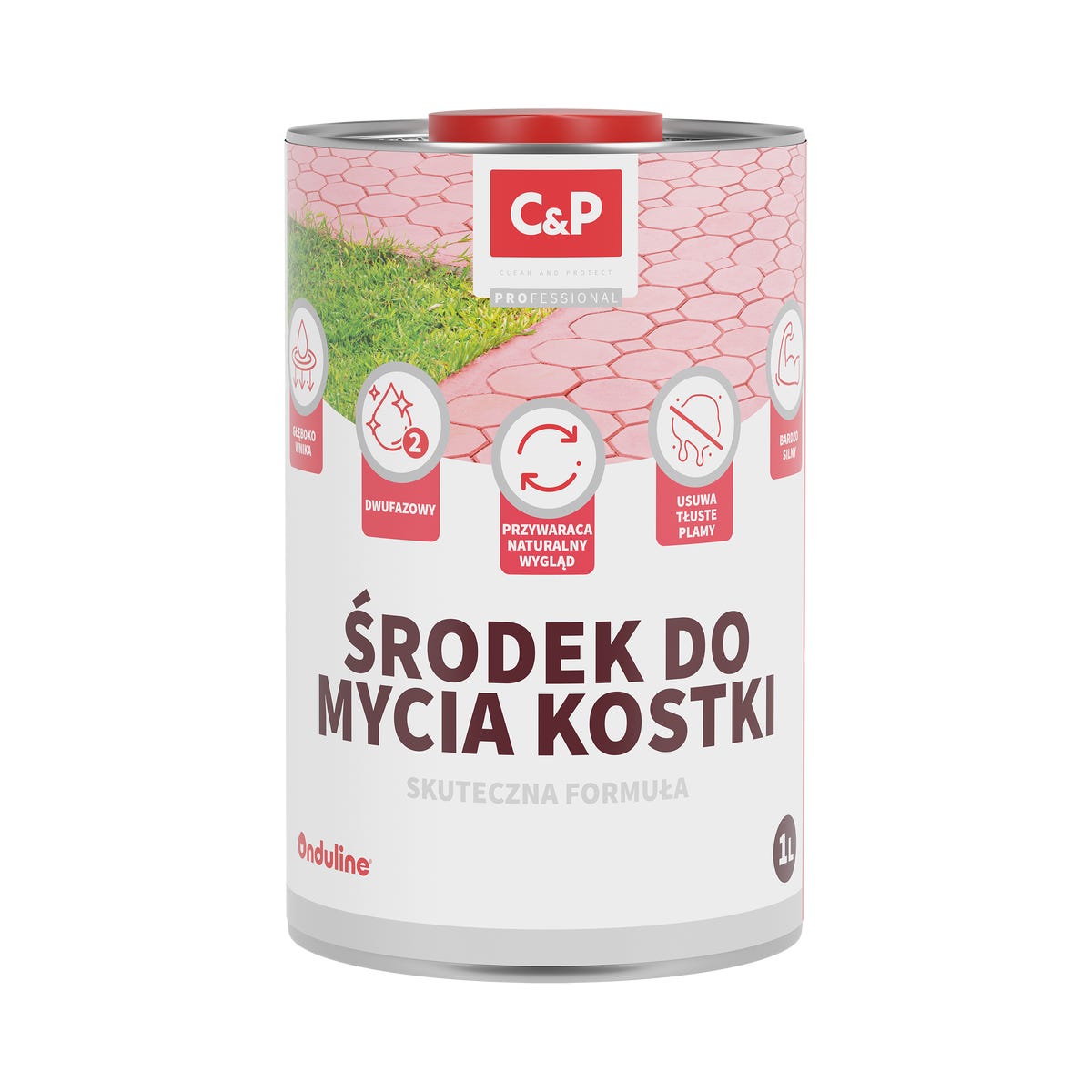 Środek do mycia kostki brukowej i betonu C&P 1 litr
