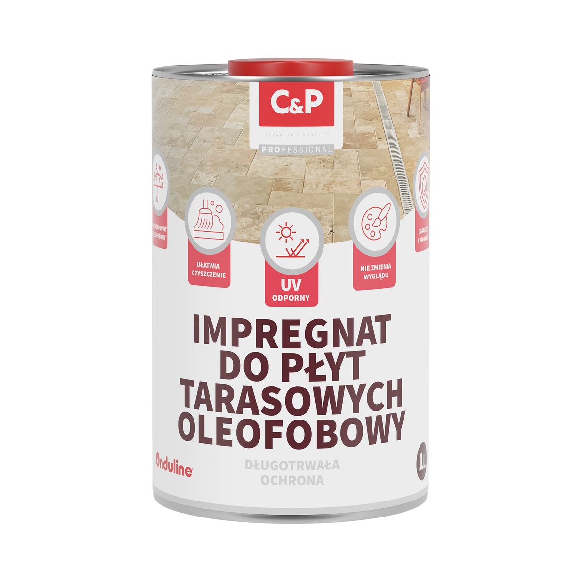 Impregnat do płyt tarasowych oleofobowy C&B 1 litr
