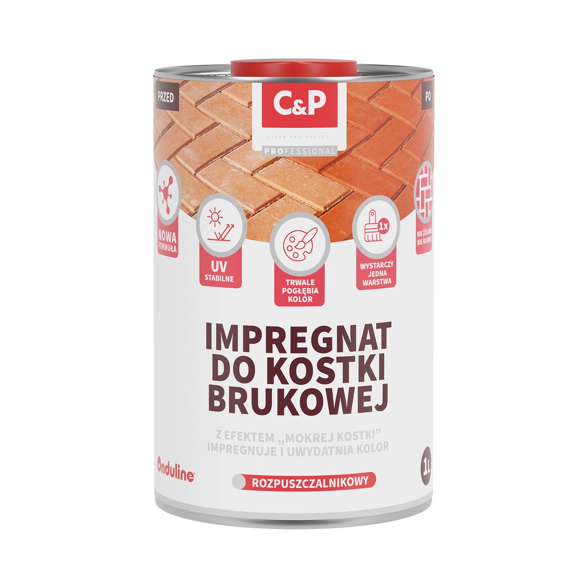 Impregnat rozpuszczalnikowy do kostki brukowej C&P WET 1 litr