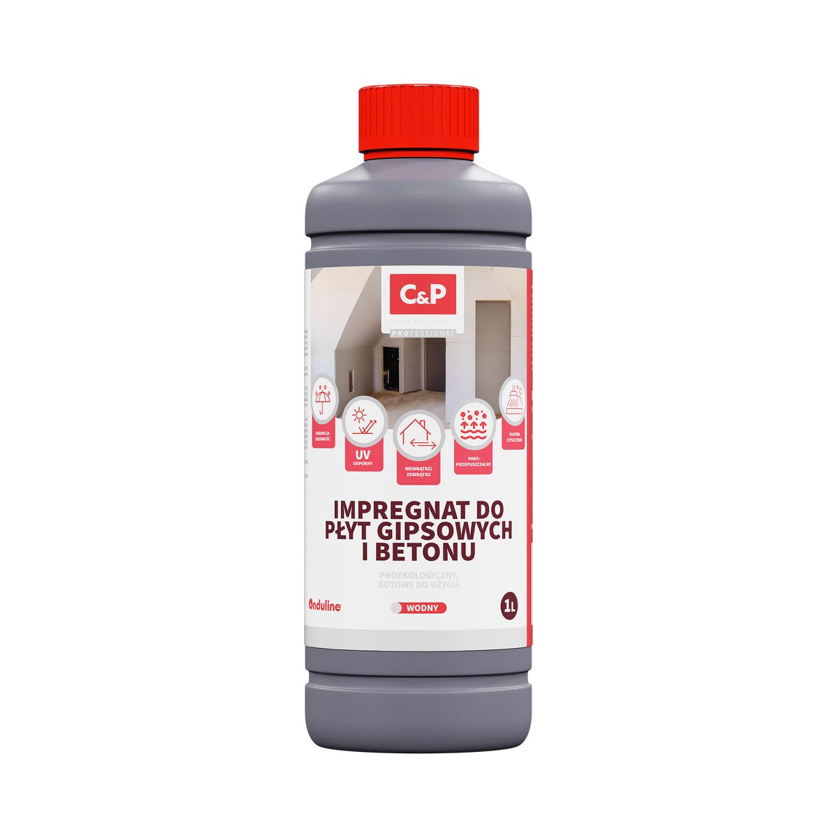 Impregnat do płyt gipsowych i betonu C&P 1 litr