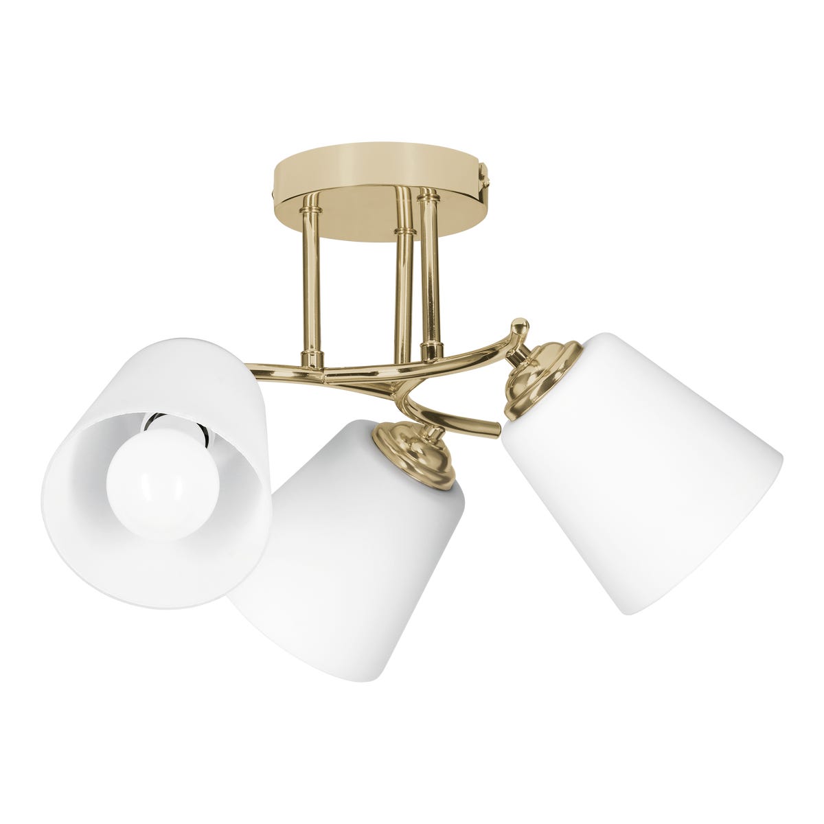 Lampa wisząca Emily złota 3 x E27 Action