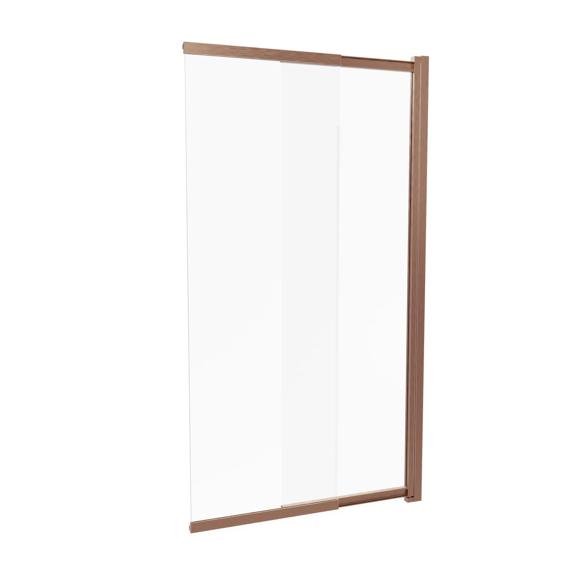 Welneo Skate 150x100 cm transparenty profil miedziany szczotkowany