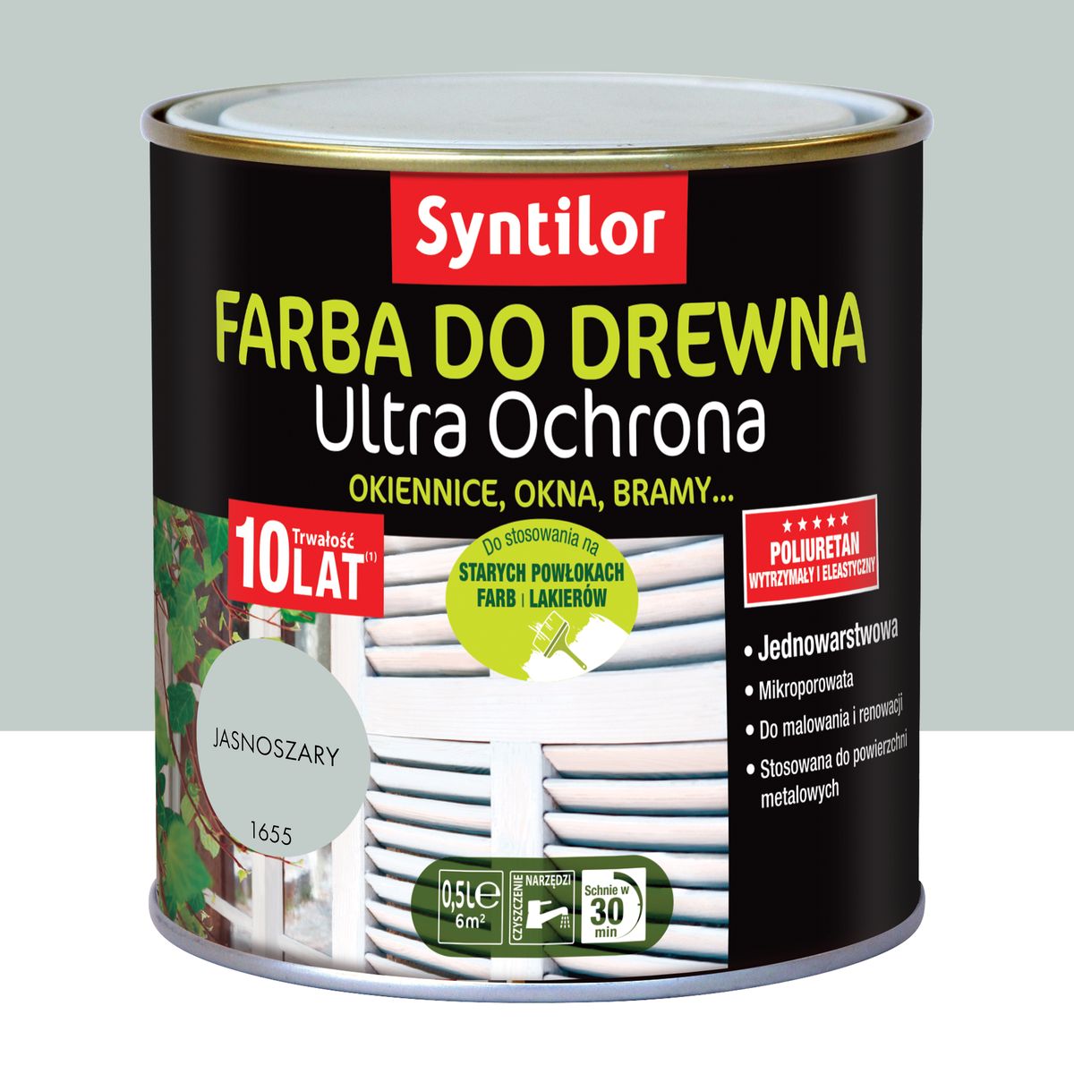 Syntilor Farba mikroporowa jasnoszara 0.5 l