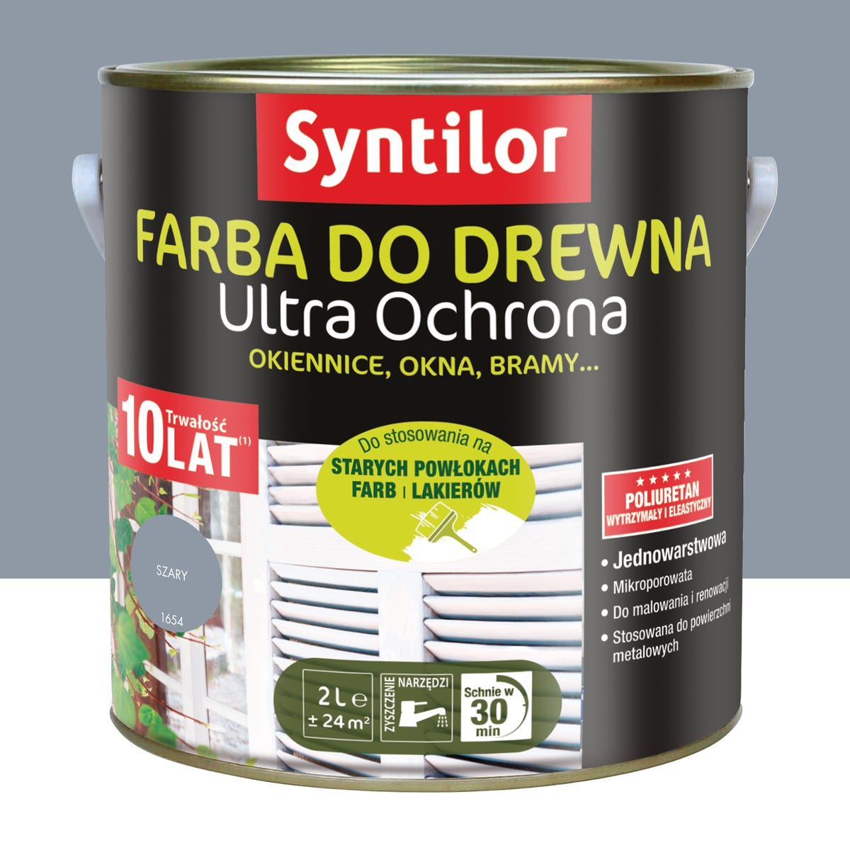 Syntilor Farba mikroporowa szara 2 l