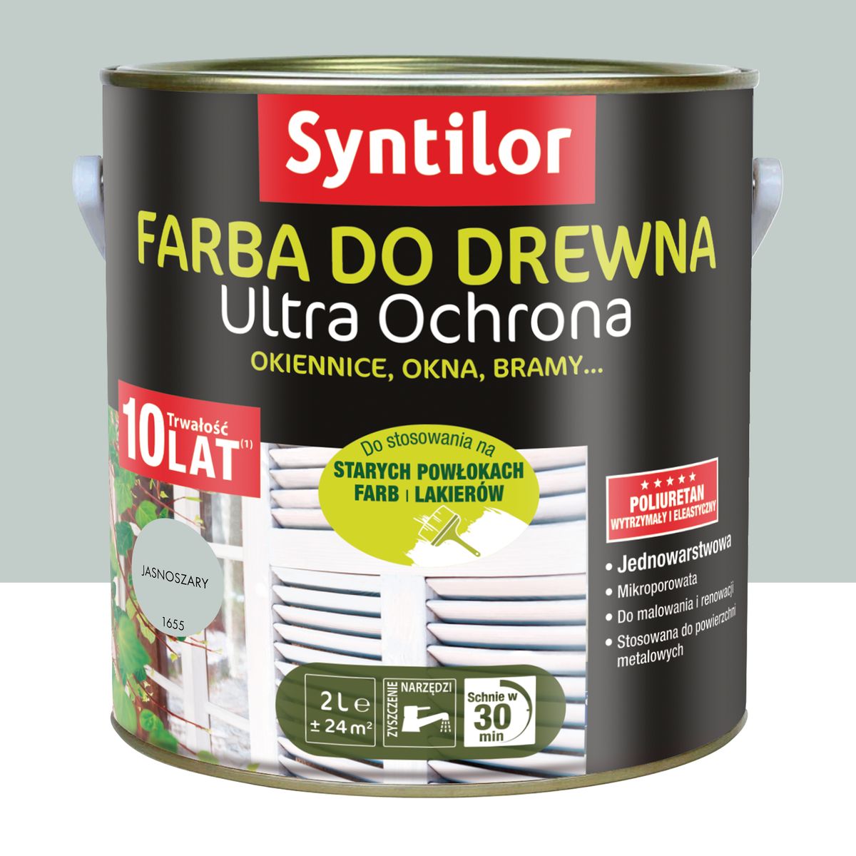 Syntilor Farba mikroporowa jasnoszara 2 l