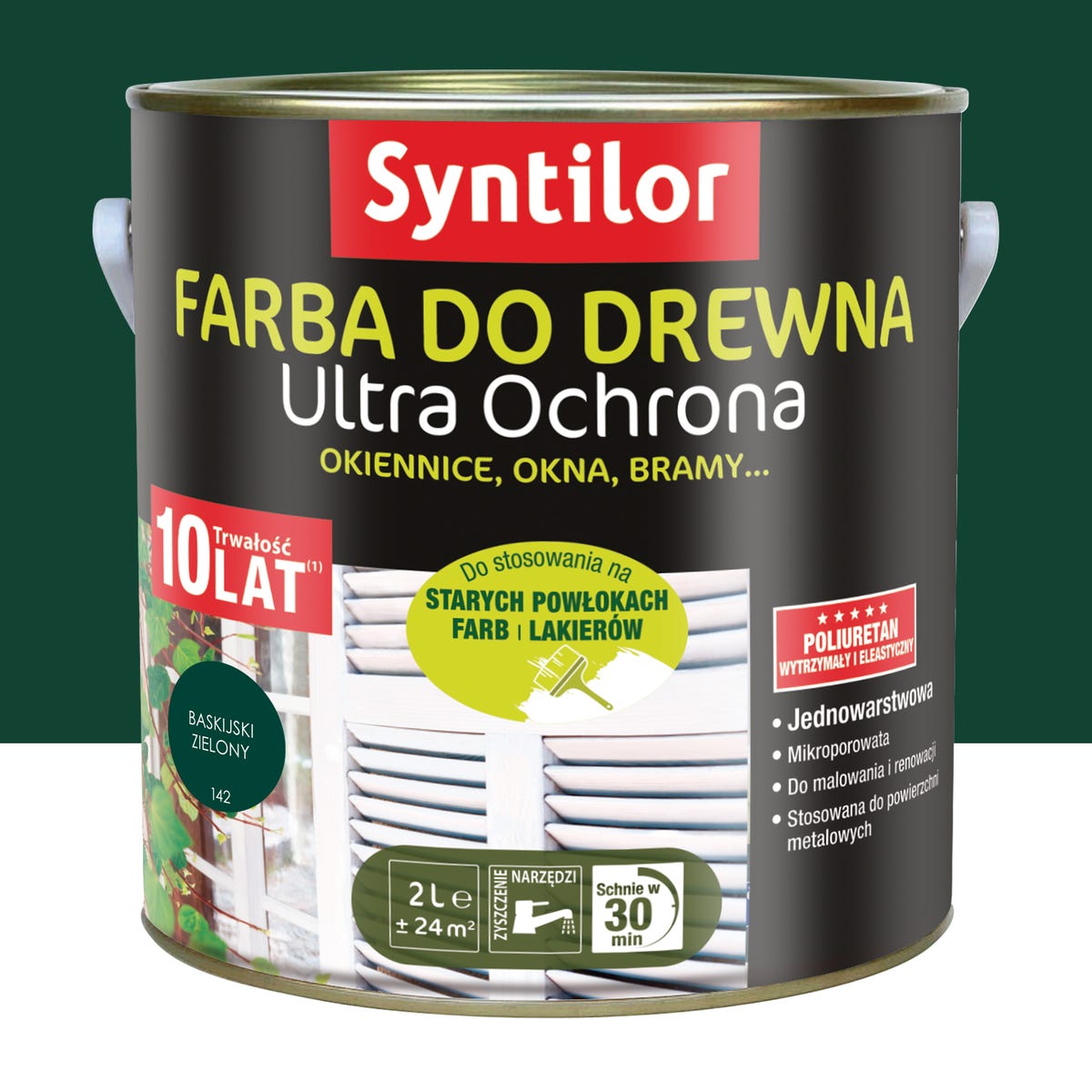 Syntilor Farba mikroporowa zielona 2 l