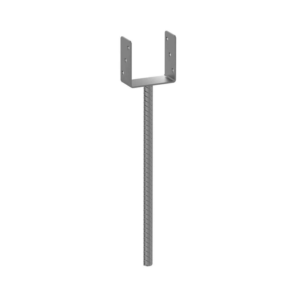 Podstawa słupa 121x624x124 mm PS 120U ZN ocynk Domax