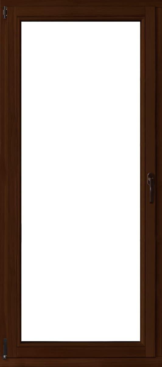 Lupol 3-szybowe balkonowe lakier kolor orzech OB4 90 RU 865x2095 mm