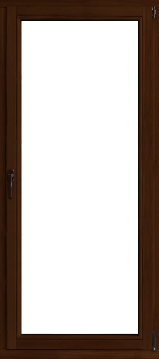 Lupol 3-szybowe balkonowe lakier kolor orzech OB5 90 RU 865x2195 mm