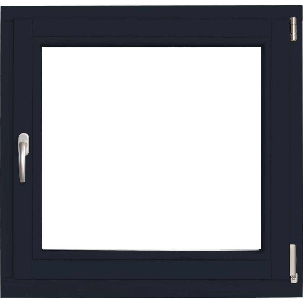 Lupol 2-szybowe fasadowe lakier kolor antracytowy O5 RU 865x835 mm