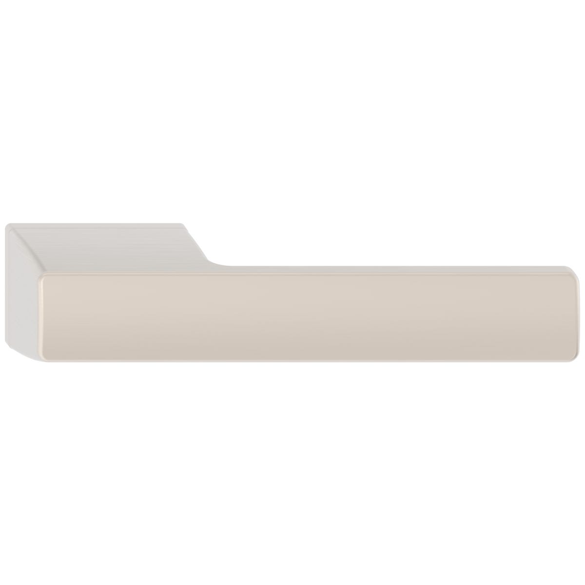 Klamka do drzwi wewnętrznych na rozecie Enzo nikiel satyna Metal-Bud