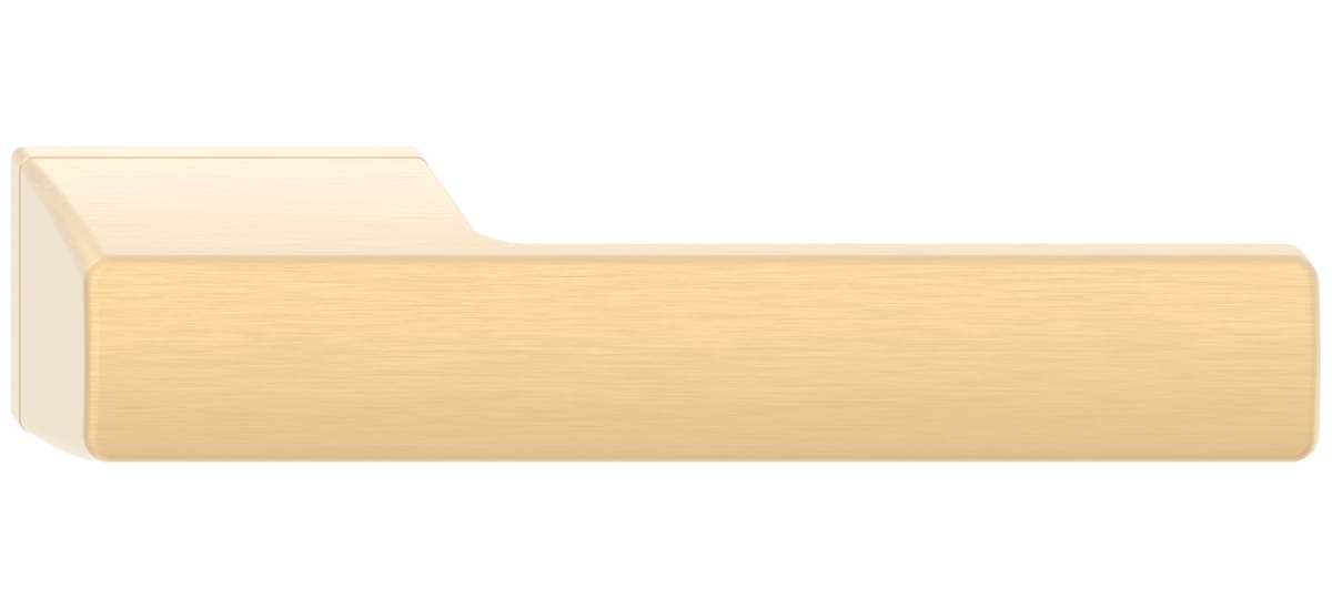 Klamka do drzwi wewnętrznych na rozecie Enzo mosiądz Metal-Bud