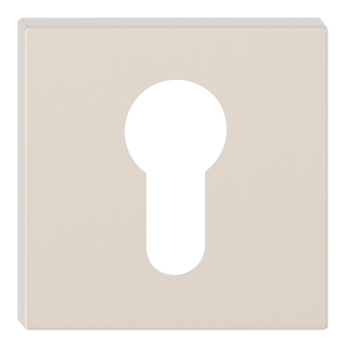 Rozeta podklamkowa do wkładki Enzo nikiel satyna Metal-Bud