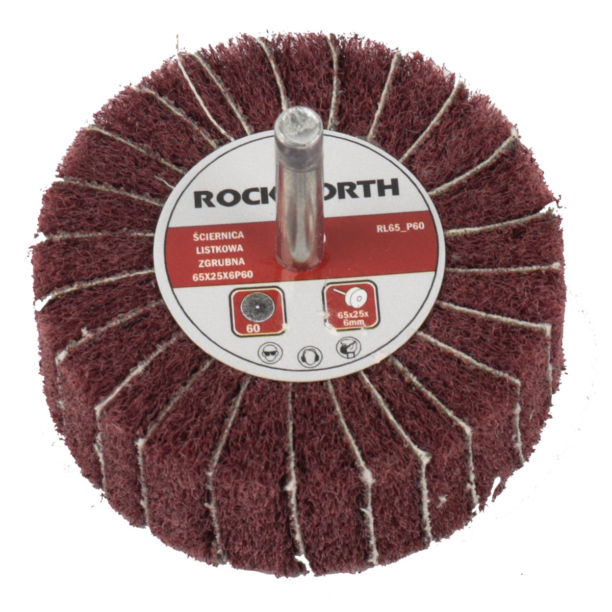 ROCKWORTH Ściernica listkowa trzpieniowa RL65 P40