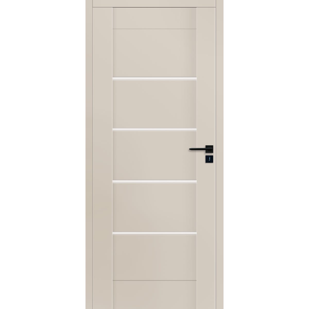 Drzwi wewnętrzne bezprzylgowe pokojowe Vinci Kaszmir/Cashmere 90 lewe Voster