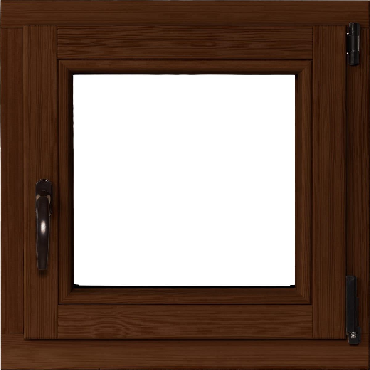 Lupol 2-szybowe fasadowe kolor lakier orzech O1 RU 565x535 mm