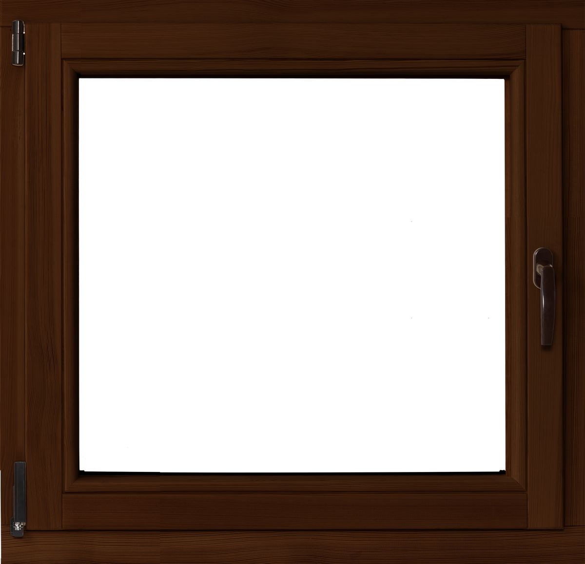 Lupol 2-szybowe fasadowe kolor lakier orzech O5 RU 865x835 mm