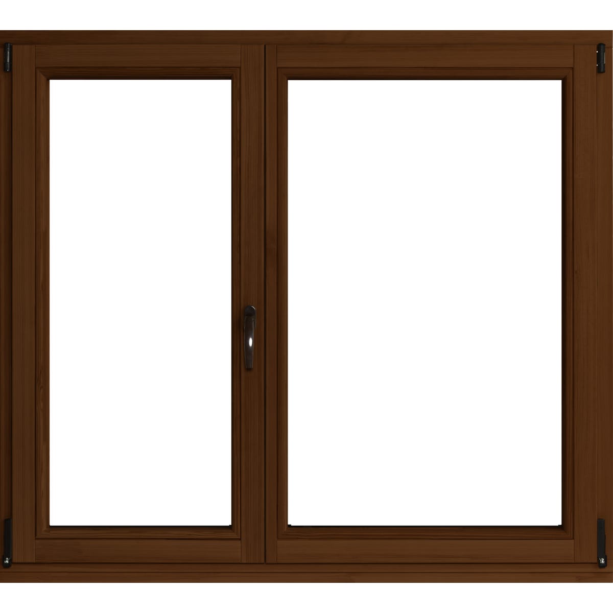 Lupol 2-szybowe fasadowe kolor lakier orzech O19 RU/R 1465x1135 mm