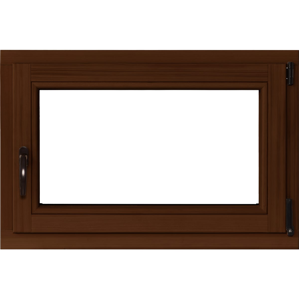 Lupol 3-szybowe fasadowe lakier kolor orzech O2 90 RU 865x535 mm
