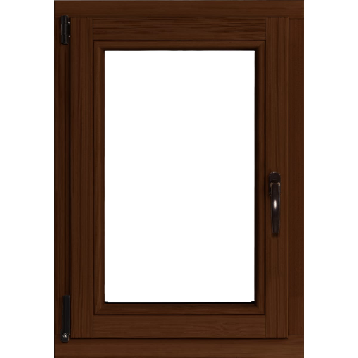 Lupol 3-szybowe fasadowe lakier kolor orzech O4 90 RU 565x835 mm