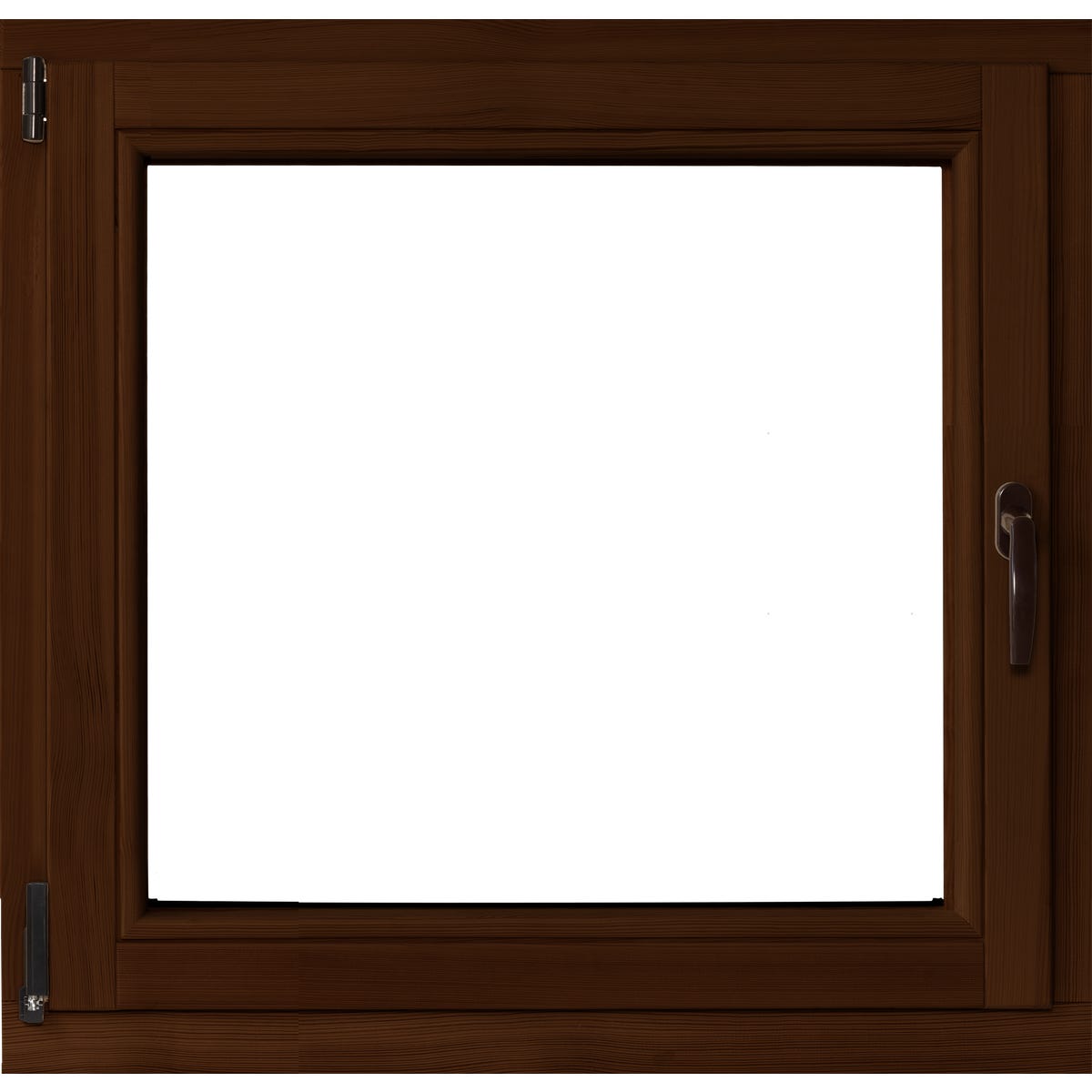 Lupol 3-szybowe fasadowe lakier kolor orzech O5 90 RU 865x835 mm