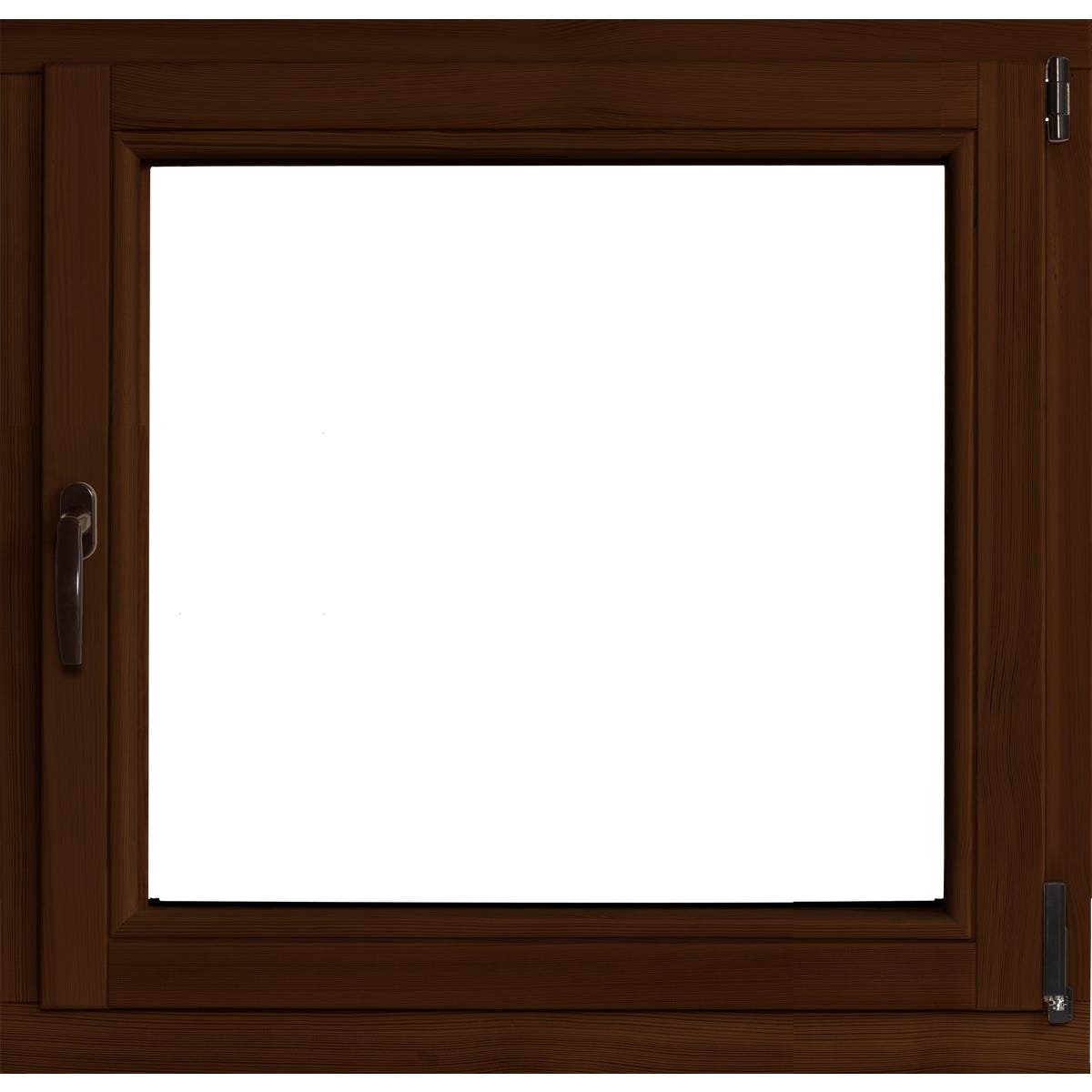 Lupol 3-szybowe fasadowe lakier kolor orzech O5 90 RU 865x835 mm