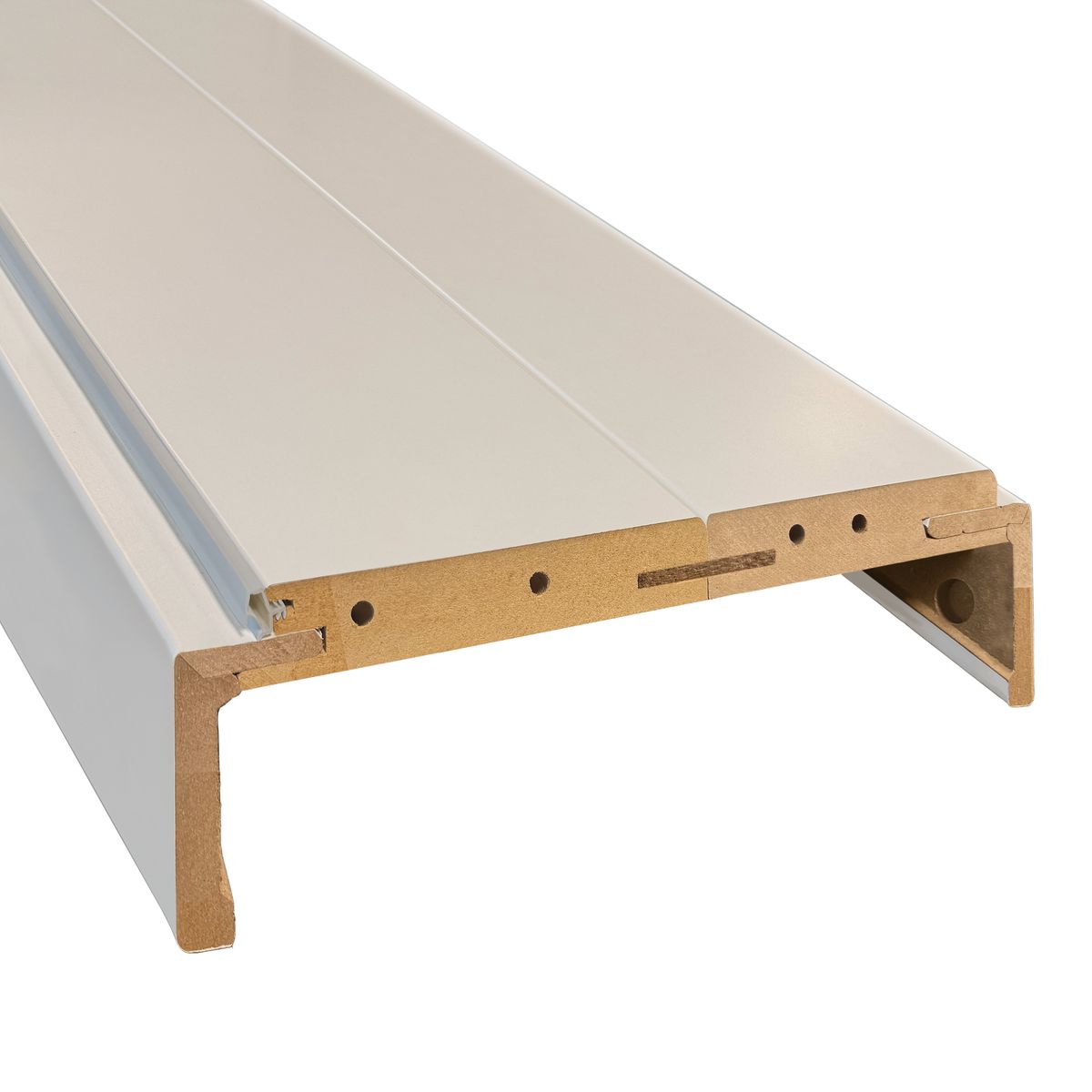 Belka górna 80 ościeżnicy regulowanej bezprzylgowej Kaszmir/Cashmere zakres 340-380 mm Voster