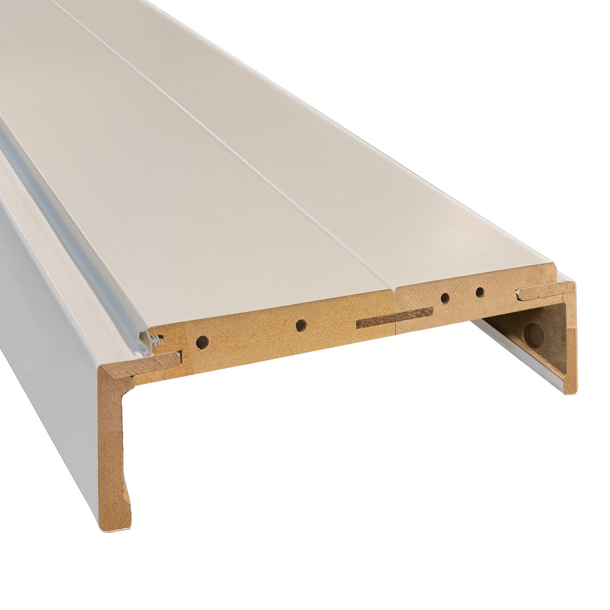 Belka górna 90 ościeżnicy regulowanej bezprzylgowej Kaszmir/Cashmere zakres 380-420 mm Voster