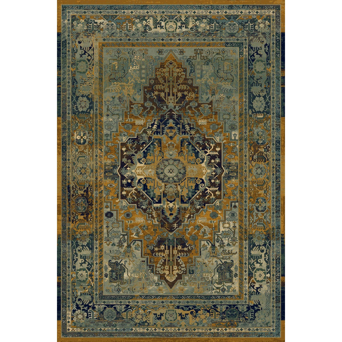Dywan wełniany Alhambra Koniak 200 x 300 cm