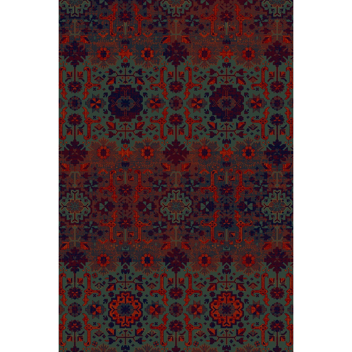 Dywan wełniany Karaja Rubin 200 x 300 cm