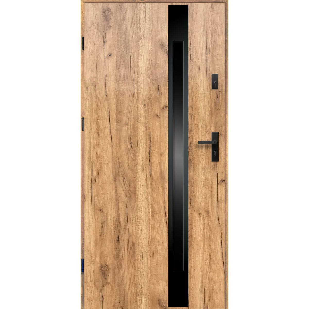 O.K.DOORS Drzwi stalowe zewnętrzne wejściowe Adriana 68 V3 Grandson 80 prawe