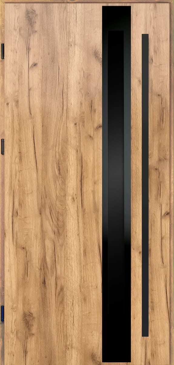 OK Doors Drzwi zewnętrzne wejściowe stalowe Supreme 68 AN Grandson 90 prawe Trendline